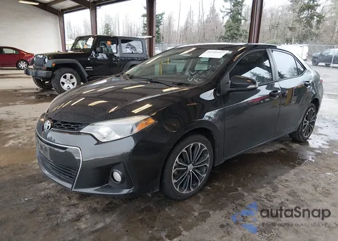 2014 Toyota Corolla S Premium z USA, uszkodzony, nr VIN 2T1BURHE1EC131257